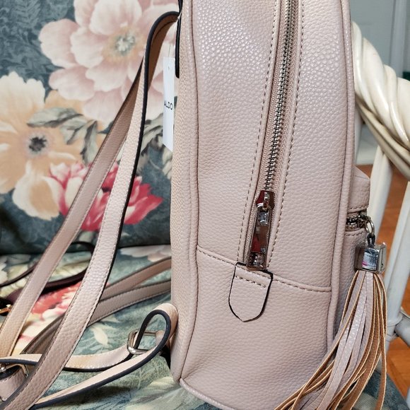 Peach/Cream/Light Pale Pink Aldo Mini Backpack - Picture 3 of 4
